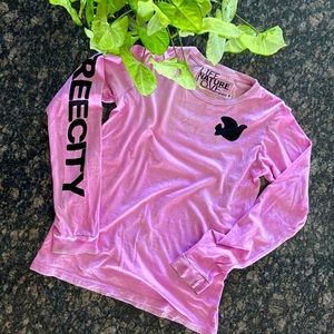 FREECITY SUPERVINTAGE “ARTISTSWANTED” Pinkgumm LS